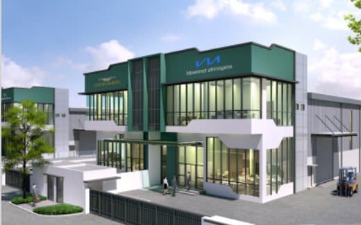 Semi-detached factory at Ideal Business Hub, Bertam - two-storey corporate frontage
