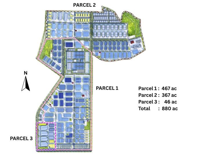 Parcel overview of Penang Technology Park @ Bertam